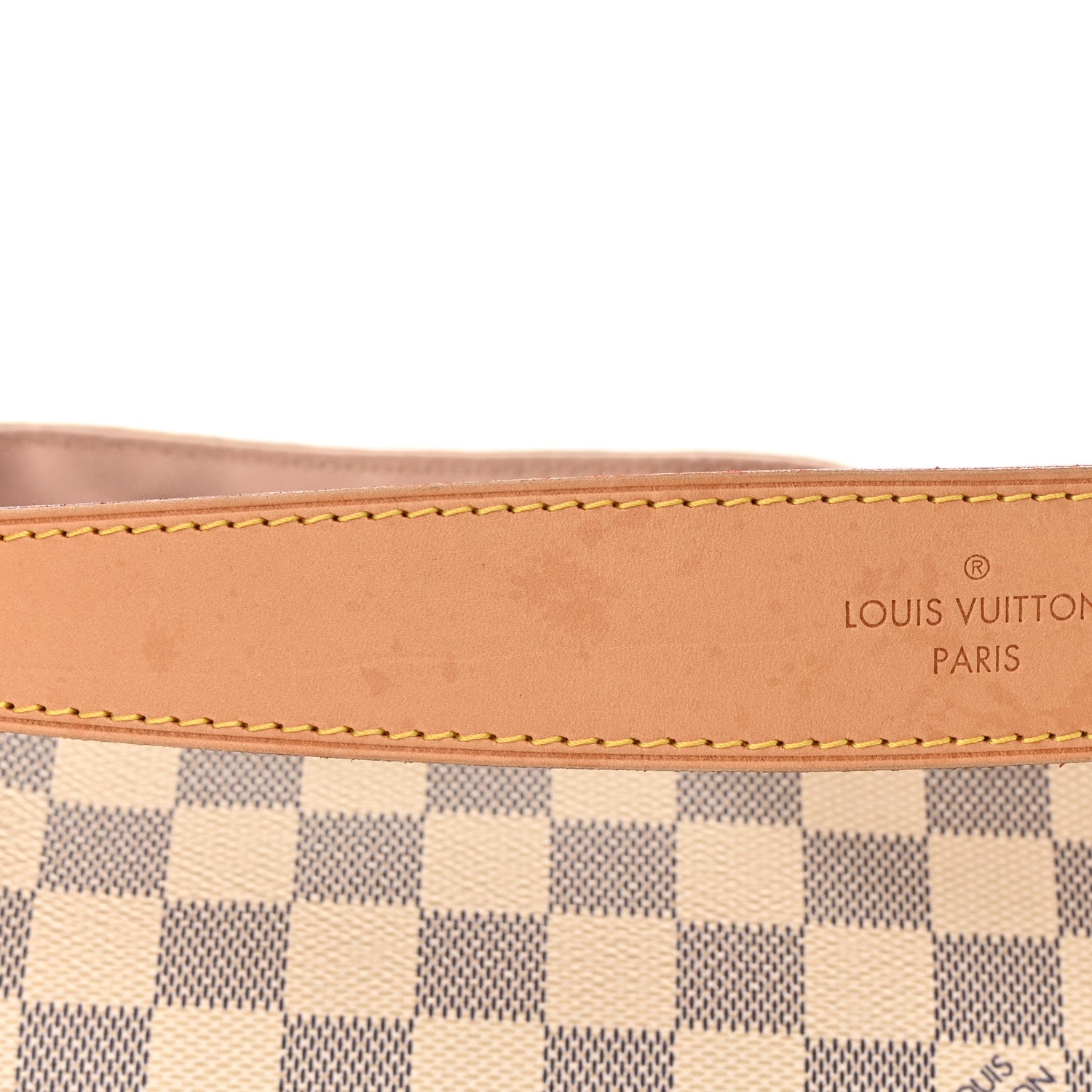 Louis Vuitton Damier Azur Graceful MM Rose Ballerine 13 of 13