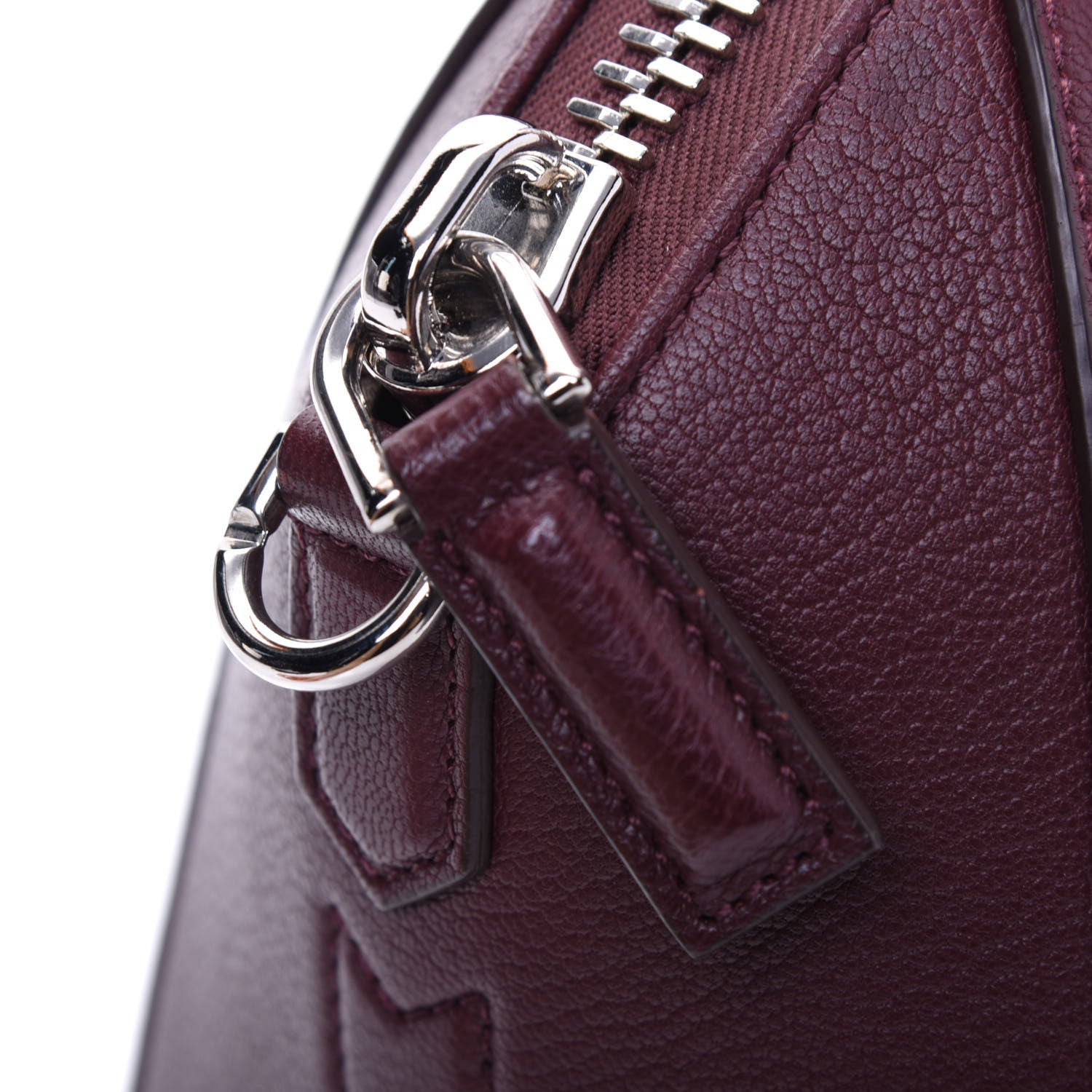 Givenchy Sugar Goatskin Mini Tri-Color Antigona Burgundy Pink White 11 of 16