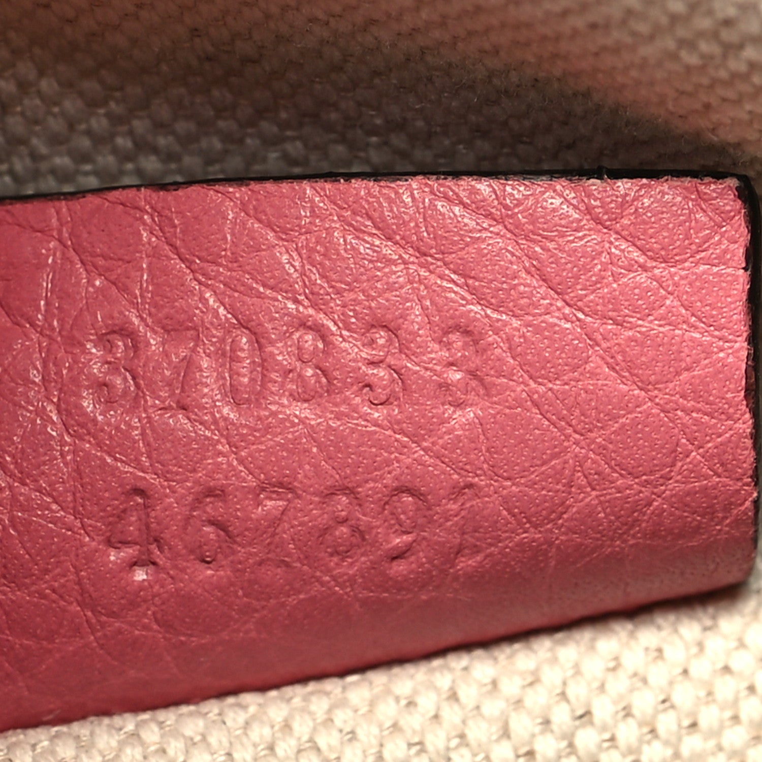 Gucci Cellarius Calfskin Medium Bamboo Backpack Glossy Pink 7 of 12