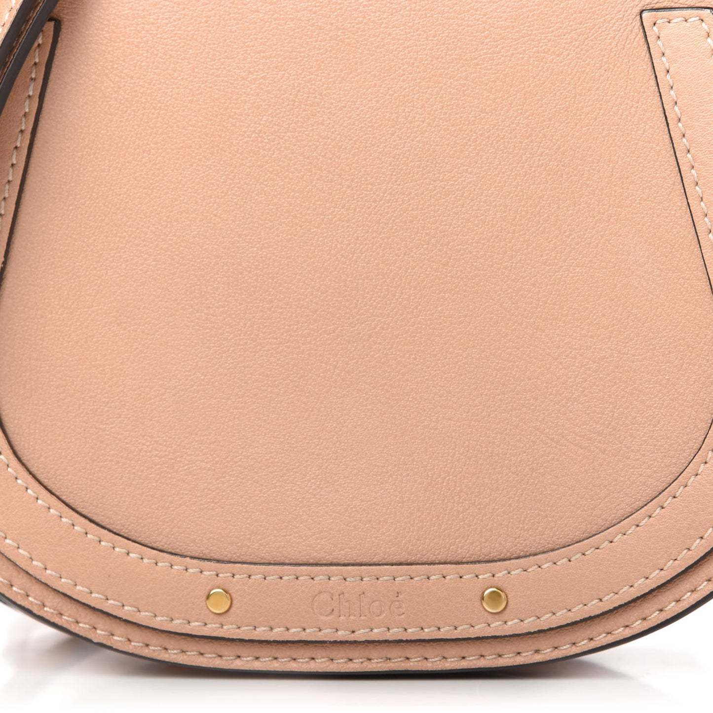 Calfskin Suede Small Nile Bracelet Bag Biscotti Beige