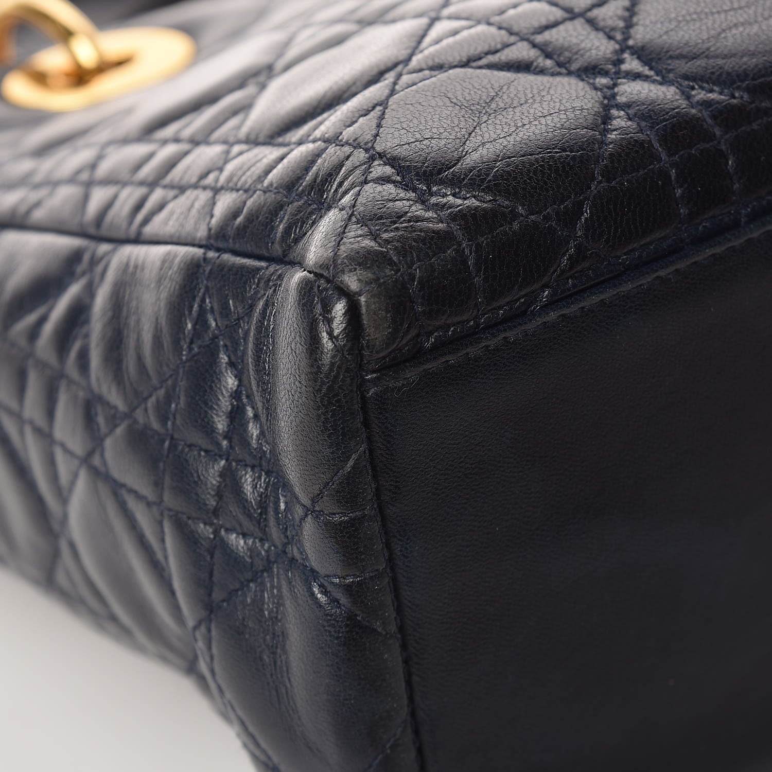 Christian Dior Lambskin Cannage Medium Lady Dior Indigo Blue 17 of 18