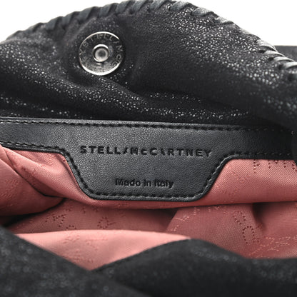Stella McCartney Shaggy Deer Mini Falabella Fold Over Tote Black 5 of 12