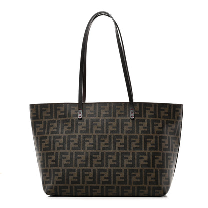 Fendi Zucca Spalmati Small Roll Tote Tobacco Fuxia 1 of 9