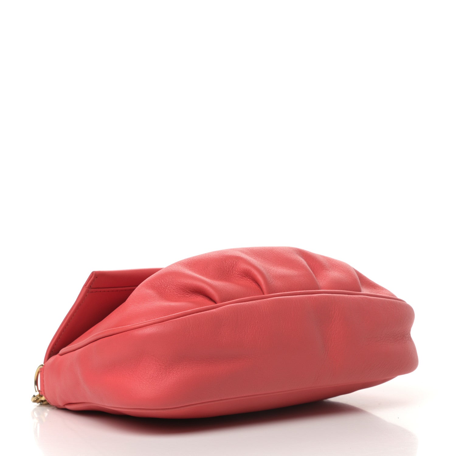 Fendi Vitello Flamingo Enamel Fendista Pouchette Crossbody Rosa Exstasy 4 of 10