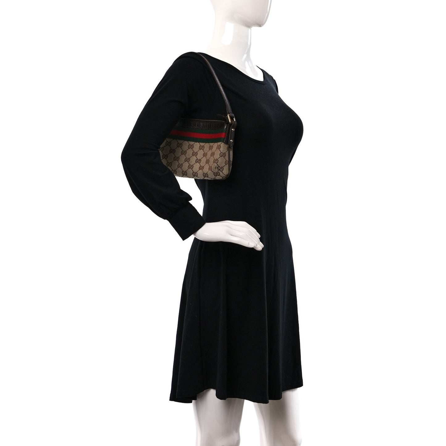 Monogram Web Pochette Dark Brown