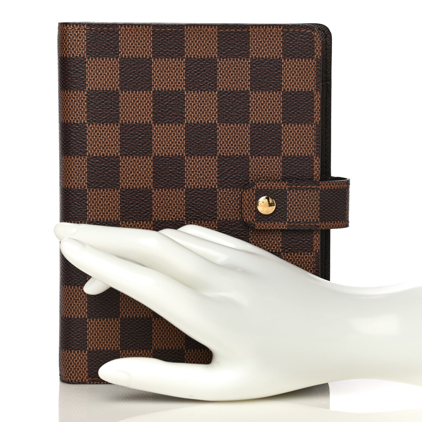 Damier Ebene Medium Ring Agenda Cover