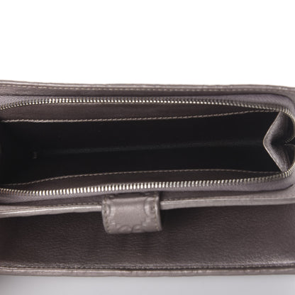 Gucci Guccissima Twins Continental Flap Wallet Silver 5 of 8