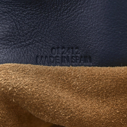 Loewe Nappa Flamenco Knot Clutch Navy 7 of 10