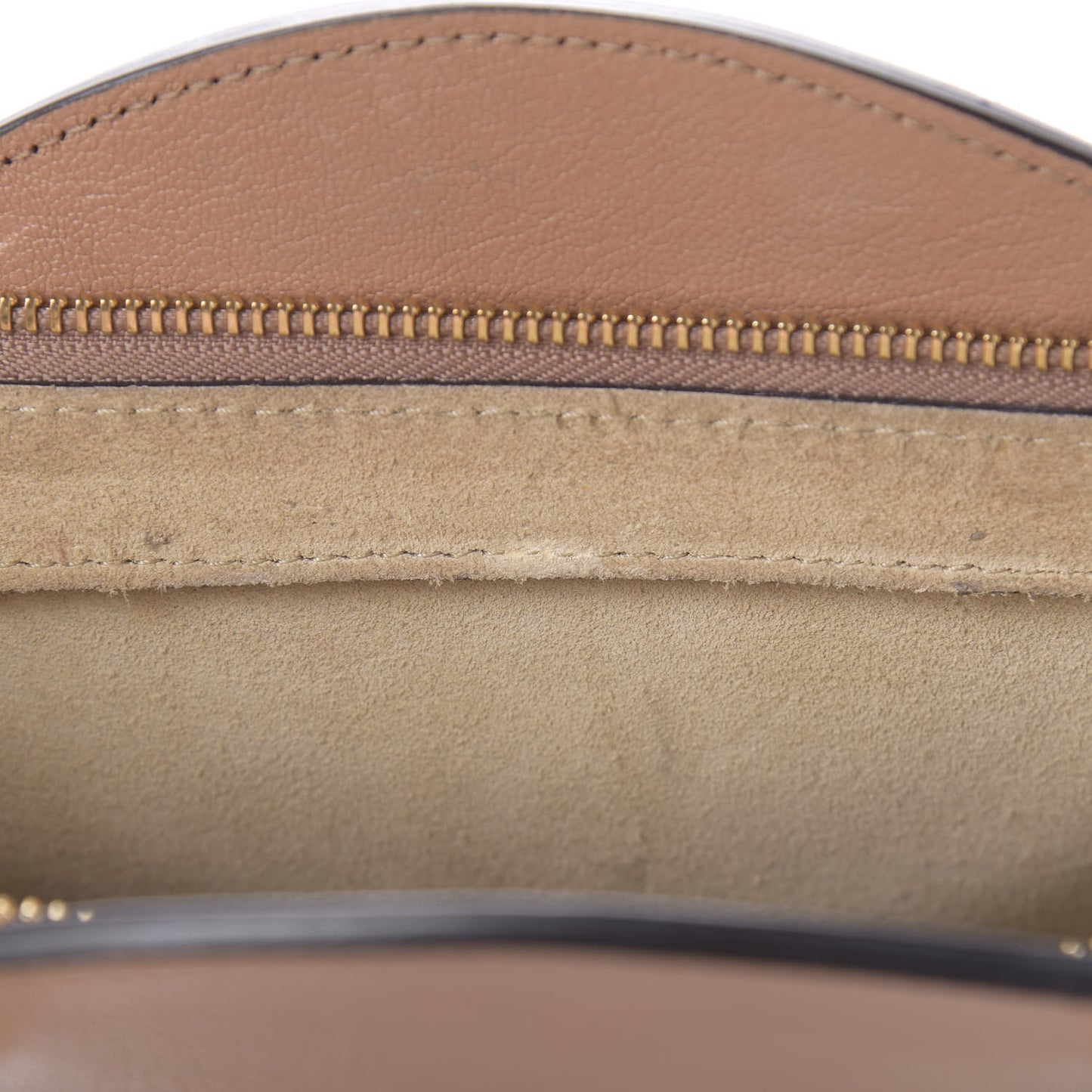 Goatskin Suede Mini Pixie Bag Nougat