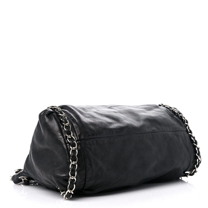 Chanel Lambskin Large Sharpei Shoulder Bag Black 4 of 11