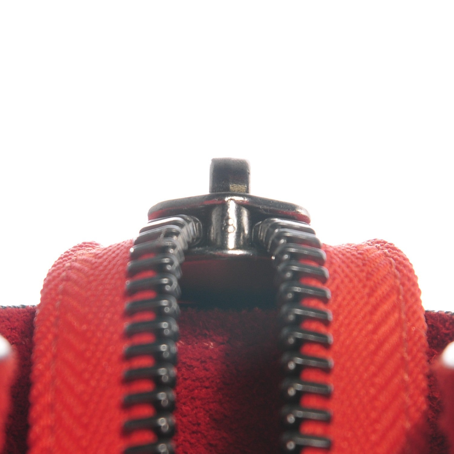 Celine Drummed Calfskin Micro Luggage Vermillion 6 of 8