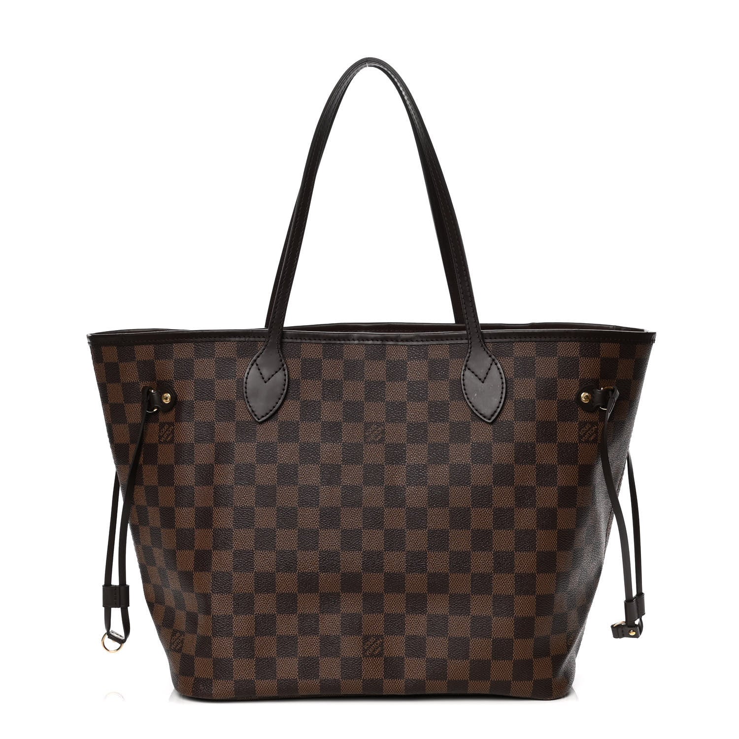 Louis Vuitton Damier Ebene Neo Neverfull MM Rose Ballerine 1 of 12