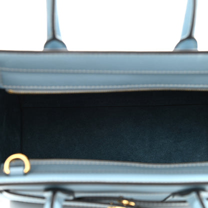 Mulberry Silky Calfskin Small Bayswater Zip Tote Nordic Blue 4 of 8