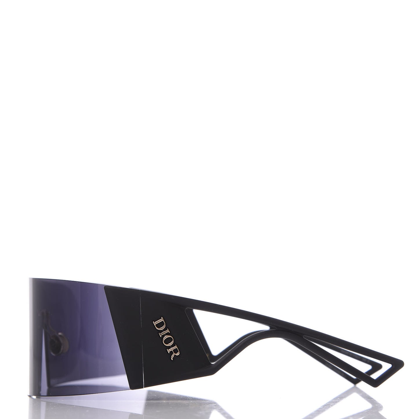 Acetate Mirrored KaleiDiorscopic Sunglasses Black
