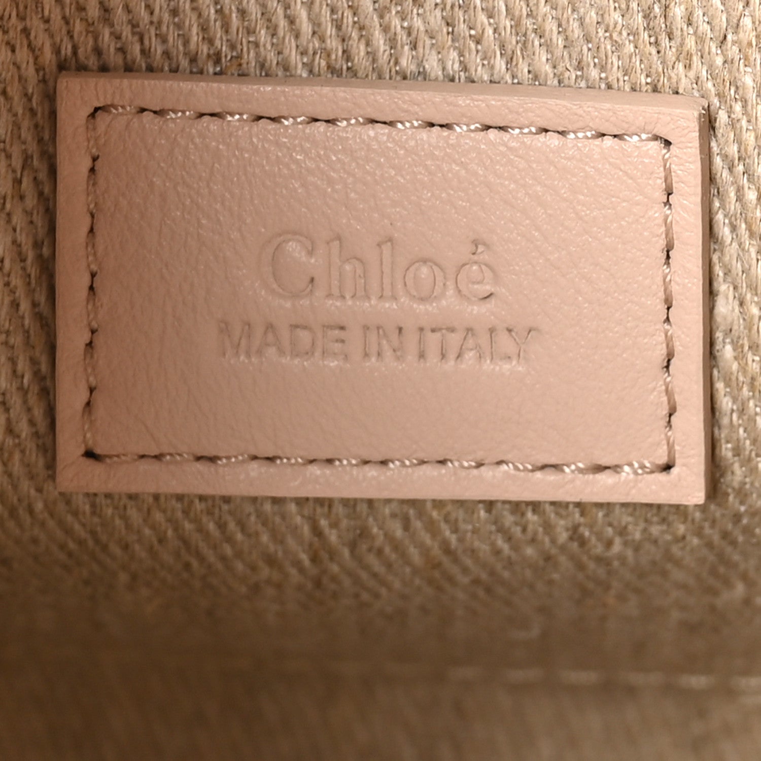 Chloe Calfskin Mini Woody Tote Cement Pink 6 of 9