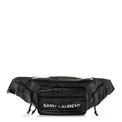 Saint Laurent Nylon Camouflage Logo Ripstop Body Belt Bag Kaki 1 of 9