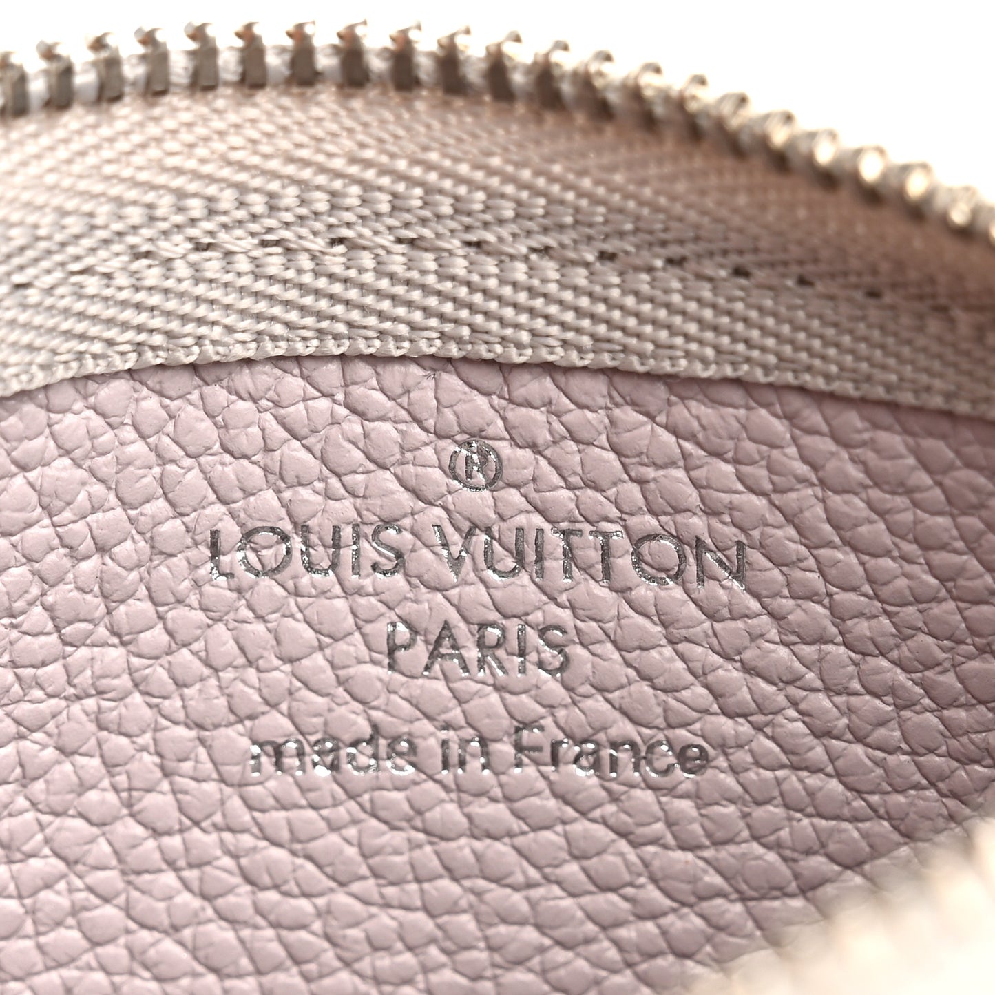 Empreinte Monogram Giant Key Pouch Brume Gray White Quartz
