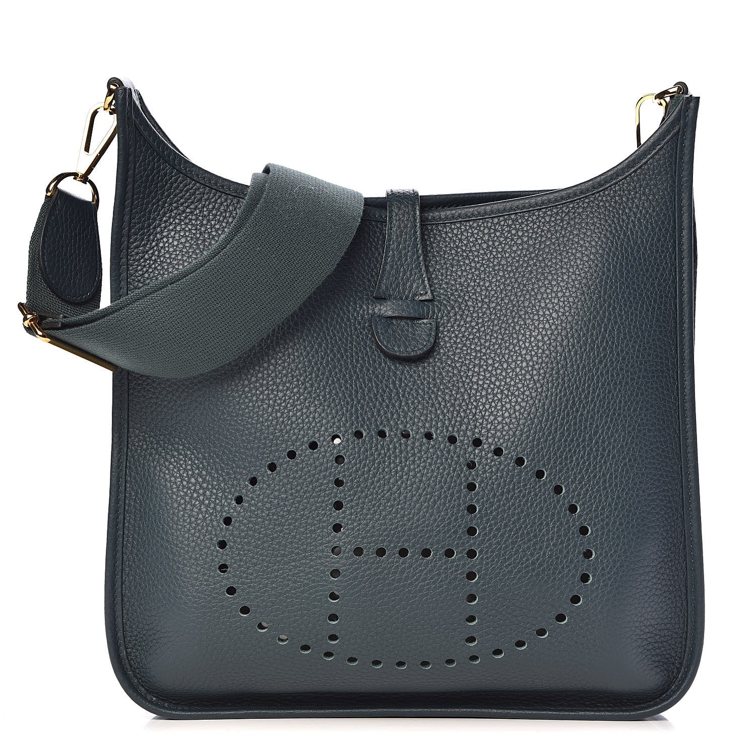 Hermes Taurillon Clemence Evelyne III PM Vert Cypress 1 of 11