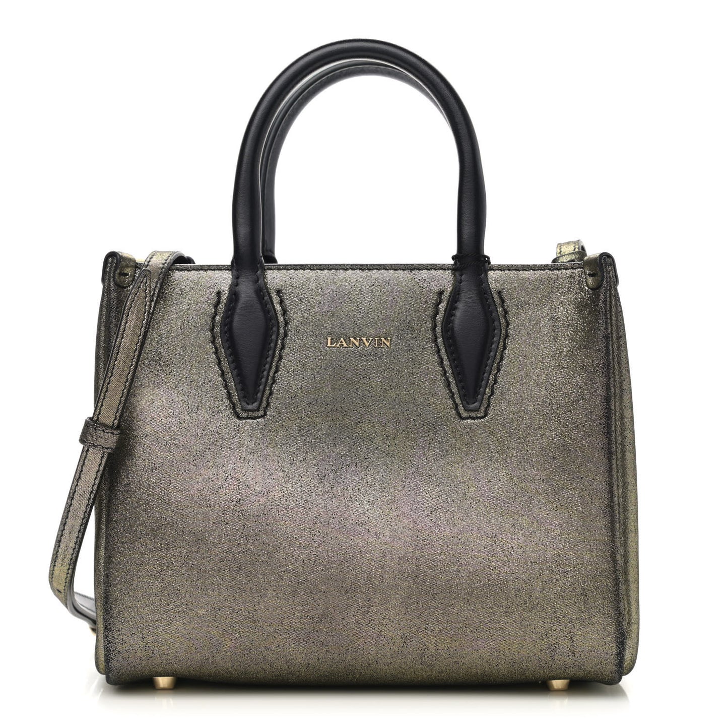 Metallic Lambskin Mini Le Journee Gold