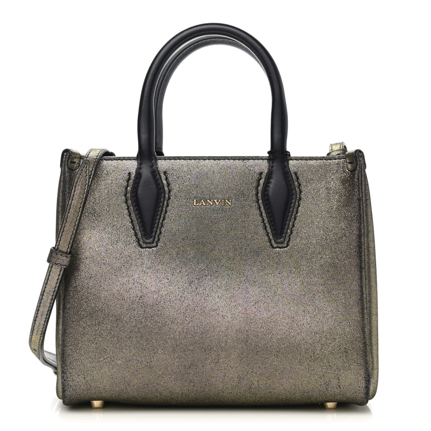 Lanvin Metallic Lambskin Mini Le Journee Gold 1 of 9