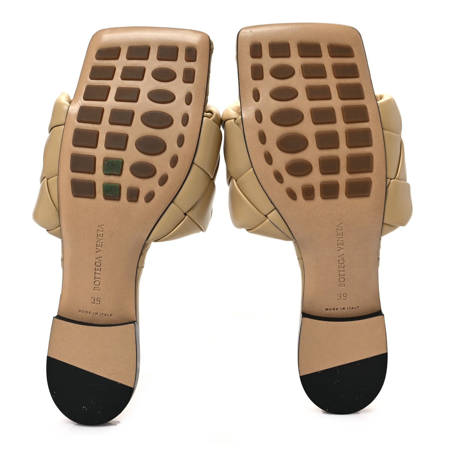 Bottega Veneta Nappa Maxi Intrecciato Lido Flat Sandals 39 Cane Sugar 5 of 7