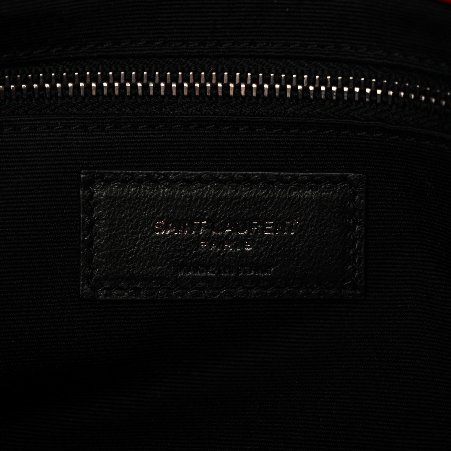Saint Laurent Lambskin Patchwork Monogram Medium Jamie Red 6 of 10