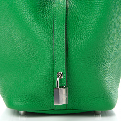 Hermes Taurillon Clemence Picotin Lock 18 PM Bambou 10 of 11