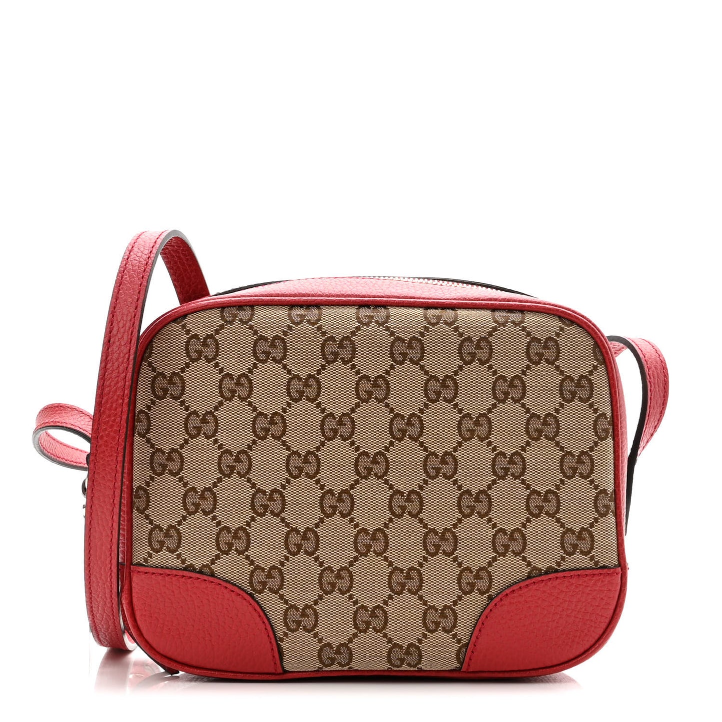 Monogram Mini Bree Messenger Bag Red