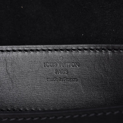 Louis Vuitton Calfskin Pochette Louise GM Black 6 of 7