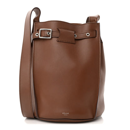 Celine Smooth Calfskin Long Strap Big Bucket Bag Tan 1 of 17