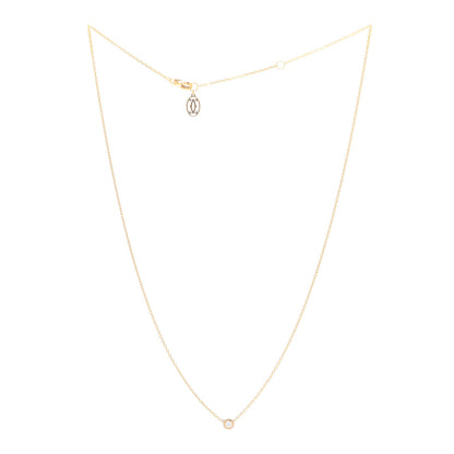 Cartier 18K Yellow Gold Diamond XS D'Amour Pendant Necklace 3 of 7