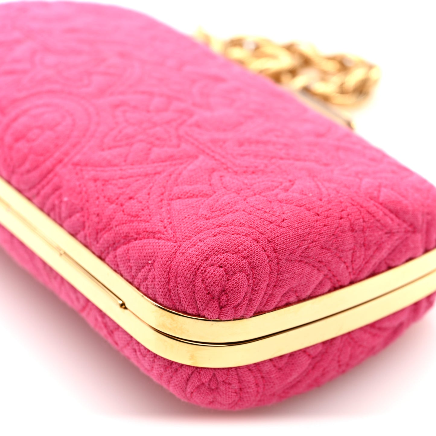 Jersey Monogram Motard Minaudiere Clutch Pink