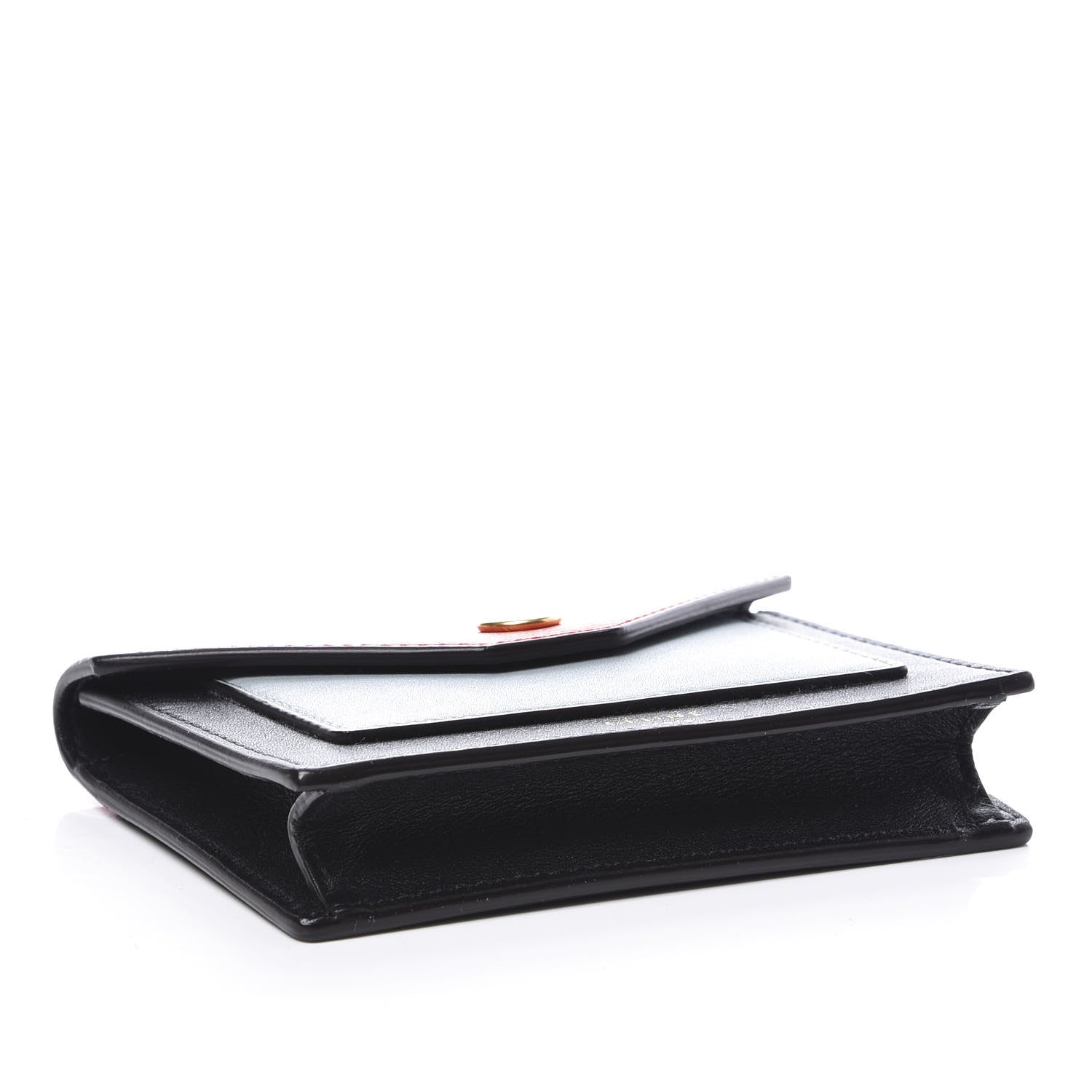 Celine Liege Calfskin Tri-Color Pocket Card Holder 3 of 9