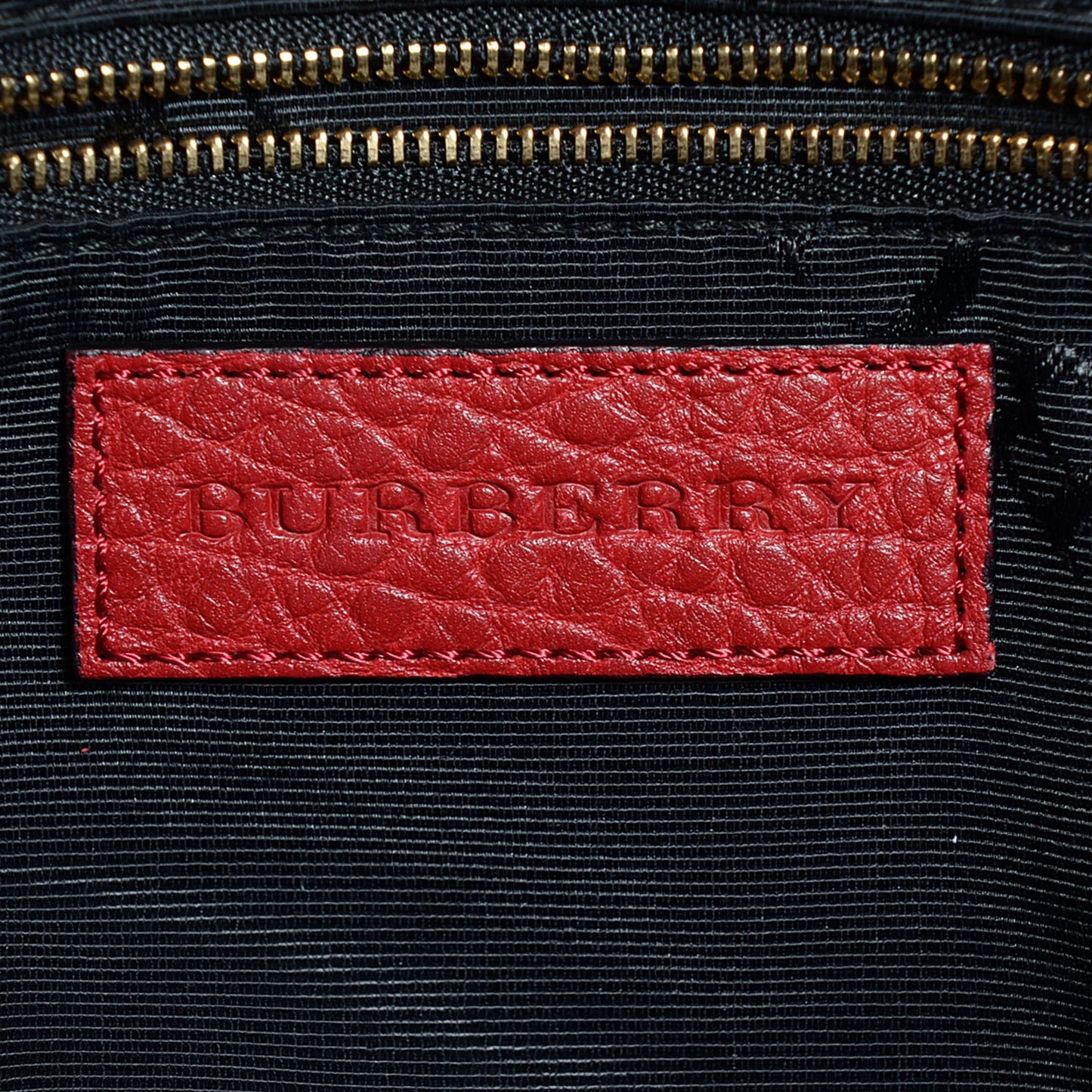 Heritage Grain Check Embossed Medium Dewsbury Tote Military Red