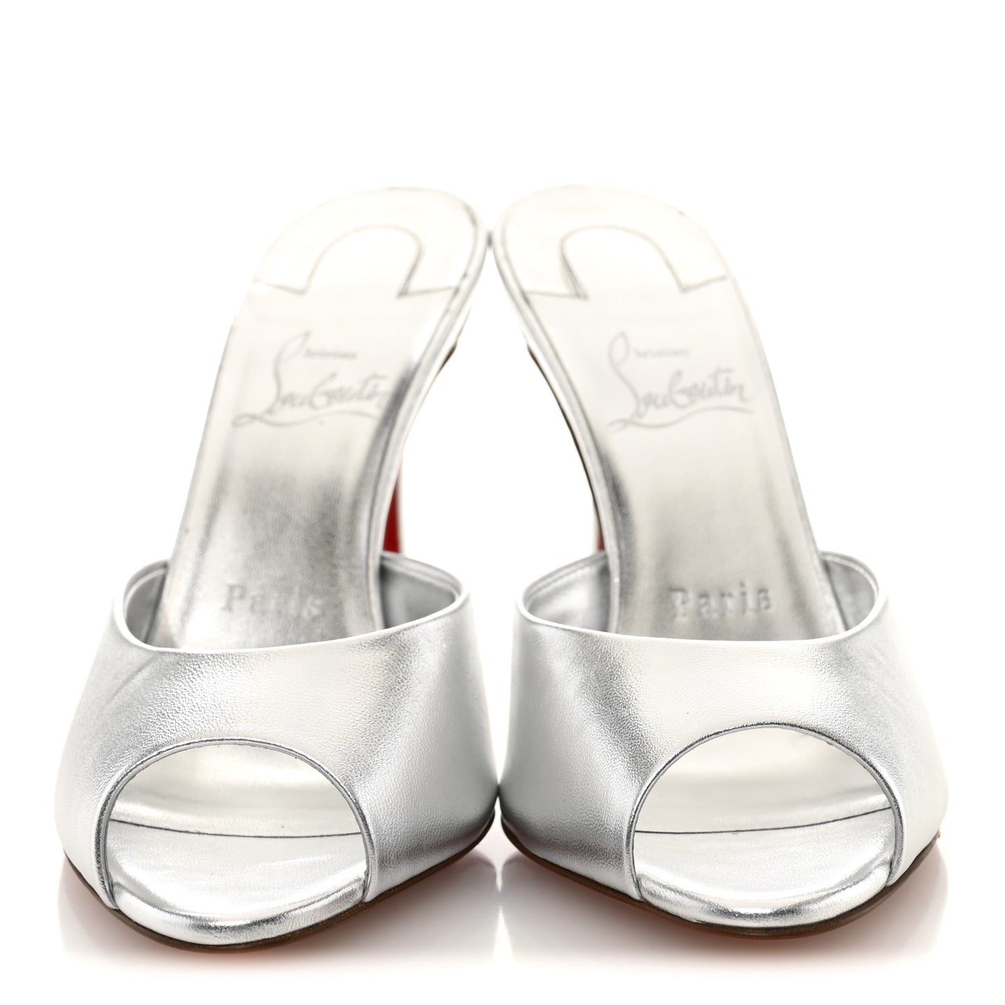 Metallic Nappa Me Dolly 100 Sandals 36.5 Silver