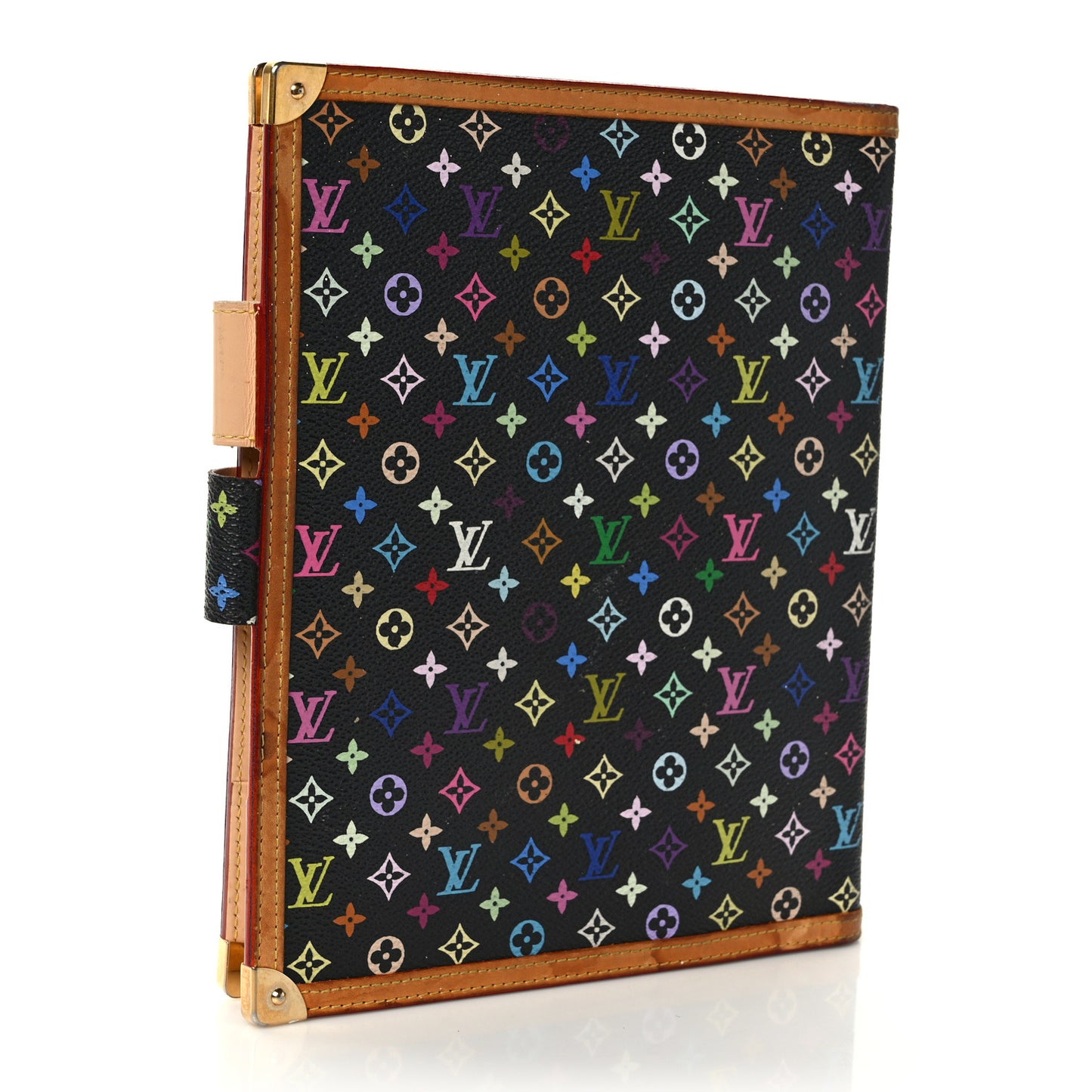 Monogram Multicolor Large Ring Agenda Black