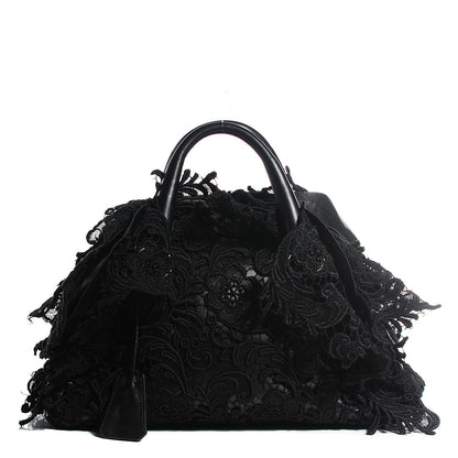 Prada Lace Pizzo S Bowler Black 1 of 10