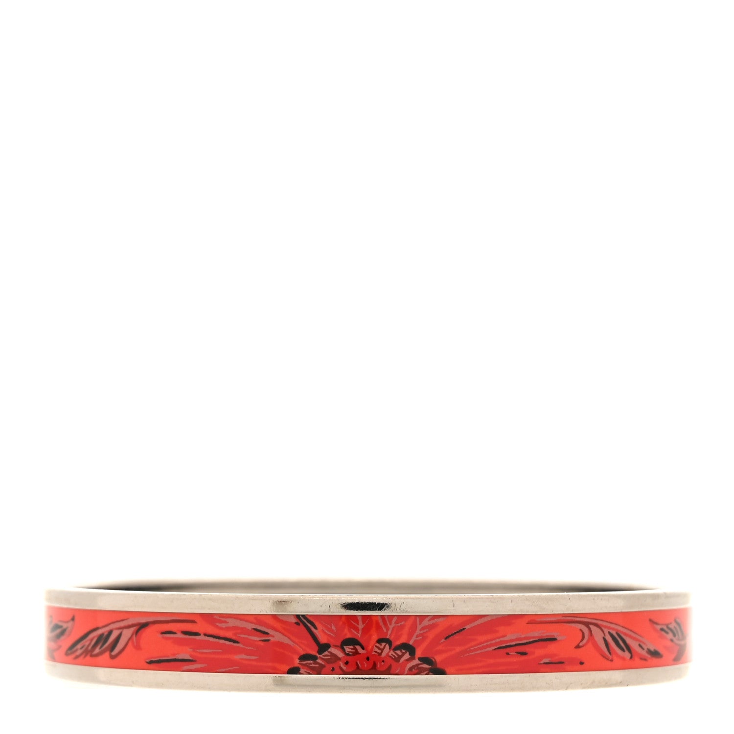 Hermes Enamel Printed Brazil Narrow Bracelet 60 Monorouge 2 of 10