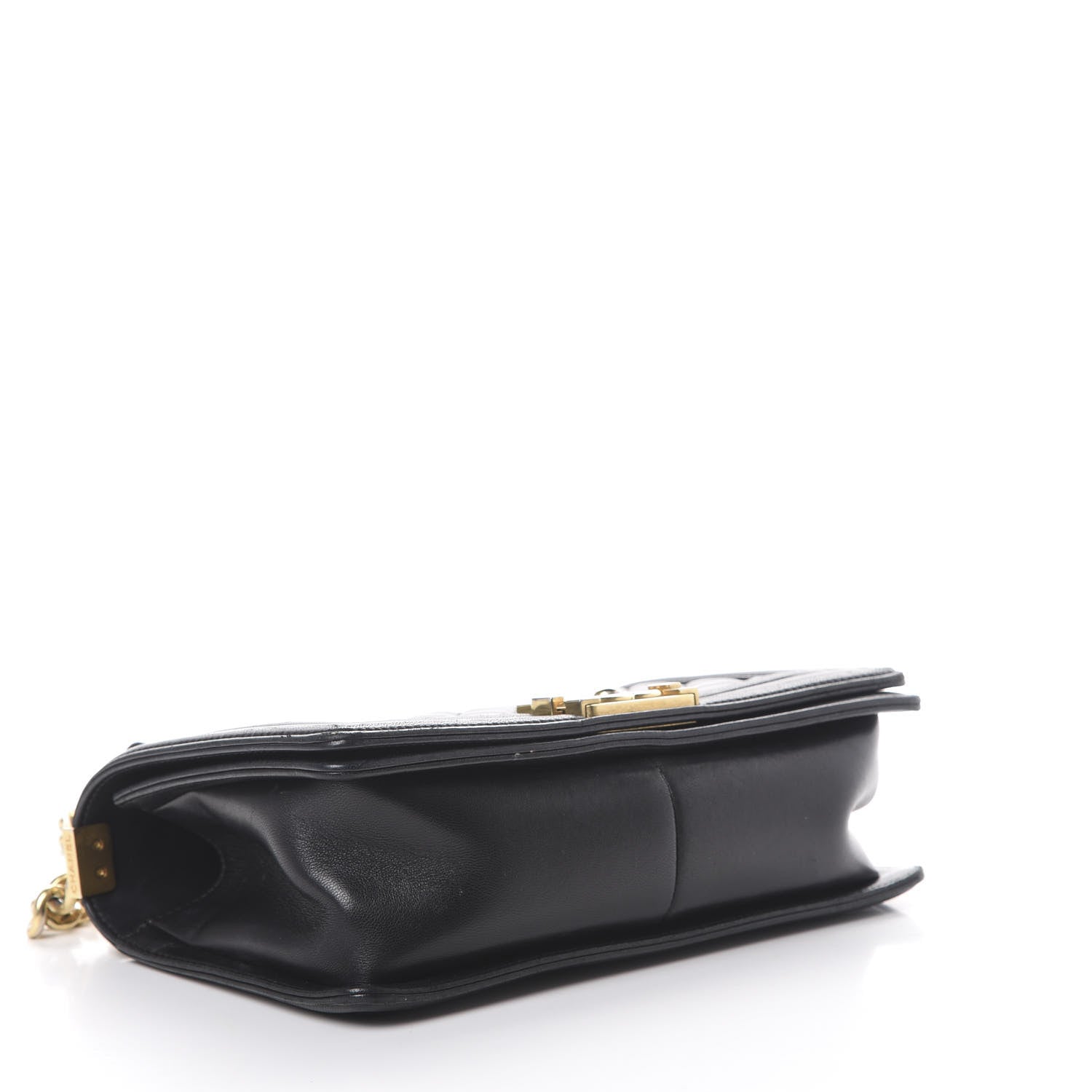 Chanel Lambskin Quilted Medium Boy Flap Black 3 of 16