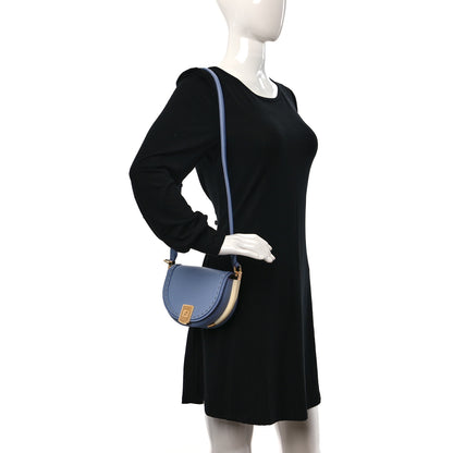 Fendi Vitello King Plexiglass Moonlight Shoulder Bag Azzurro Sky 2 of 8