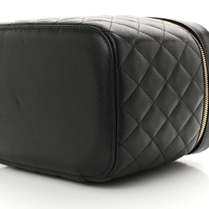 Chanel Caviar Quilted Large Vanity Pouch Black 10 of 11