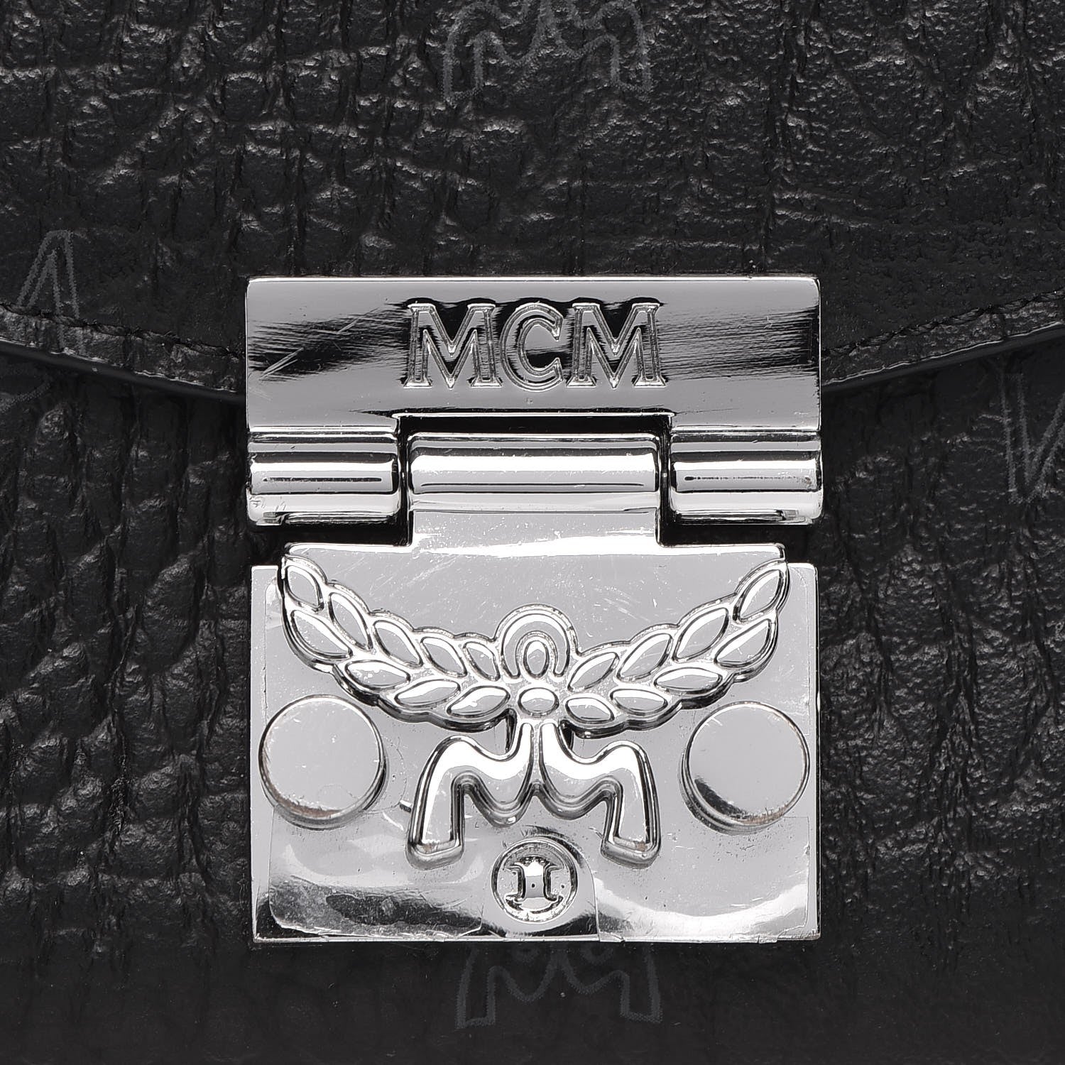 MCM Visetos Large Patricia Wallet On Chain Black 13 of 14