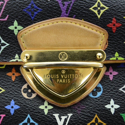 Louis Vuitton Monogram Multicolor Eugenie Wallet Black 6 of 9