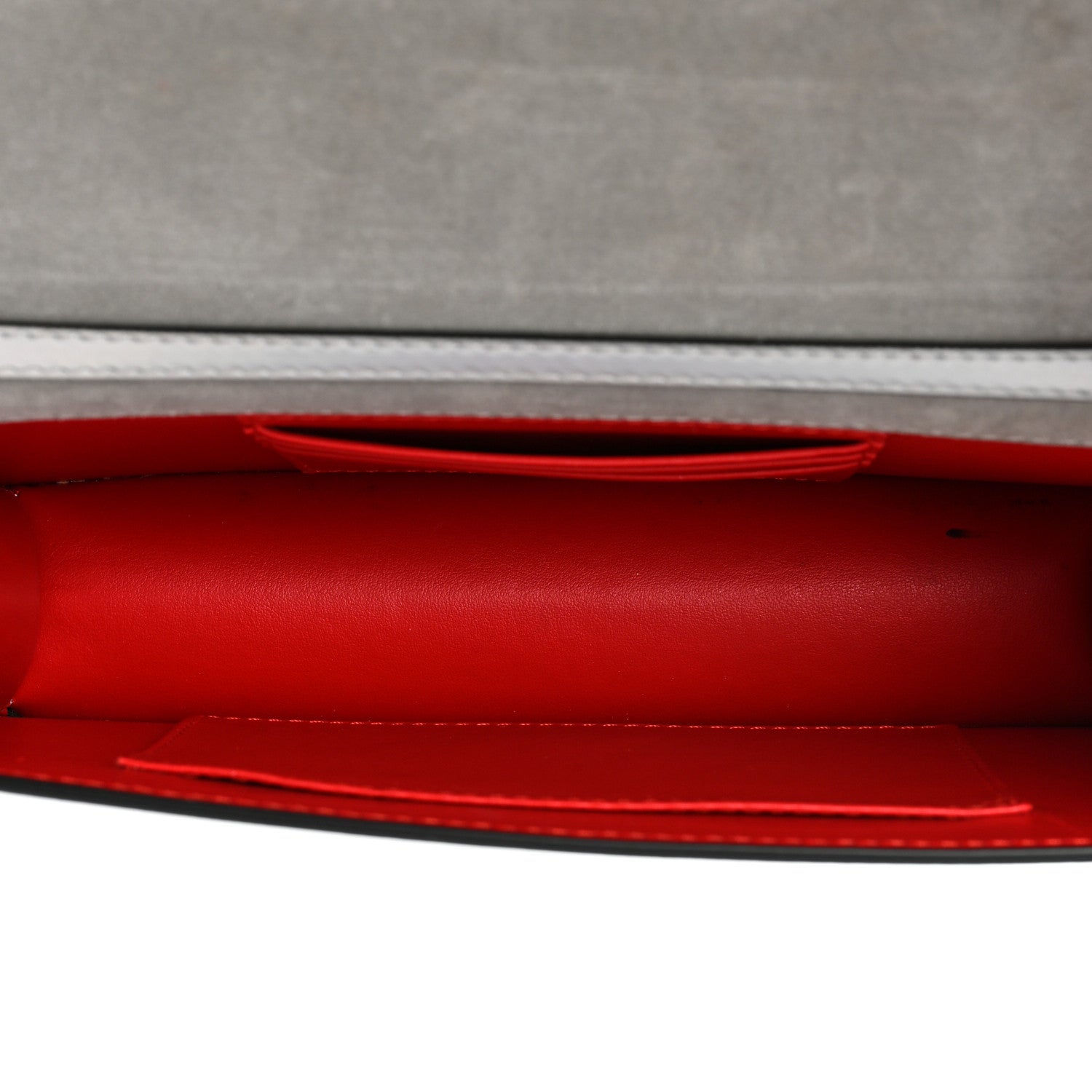Christian Louboutin Iridescent Calfskin Loubi54 Crossbody Clutch Silver 5 of 19