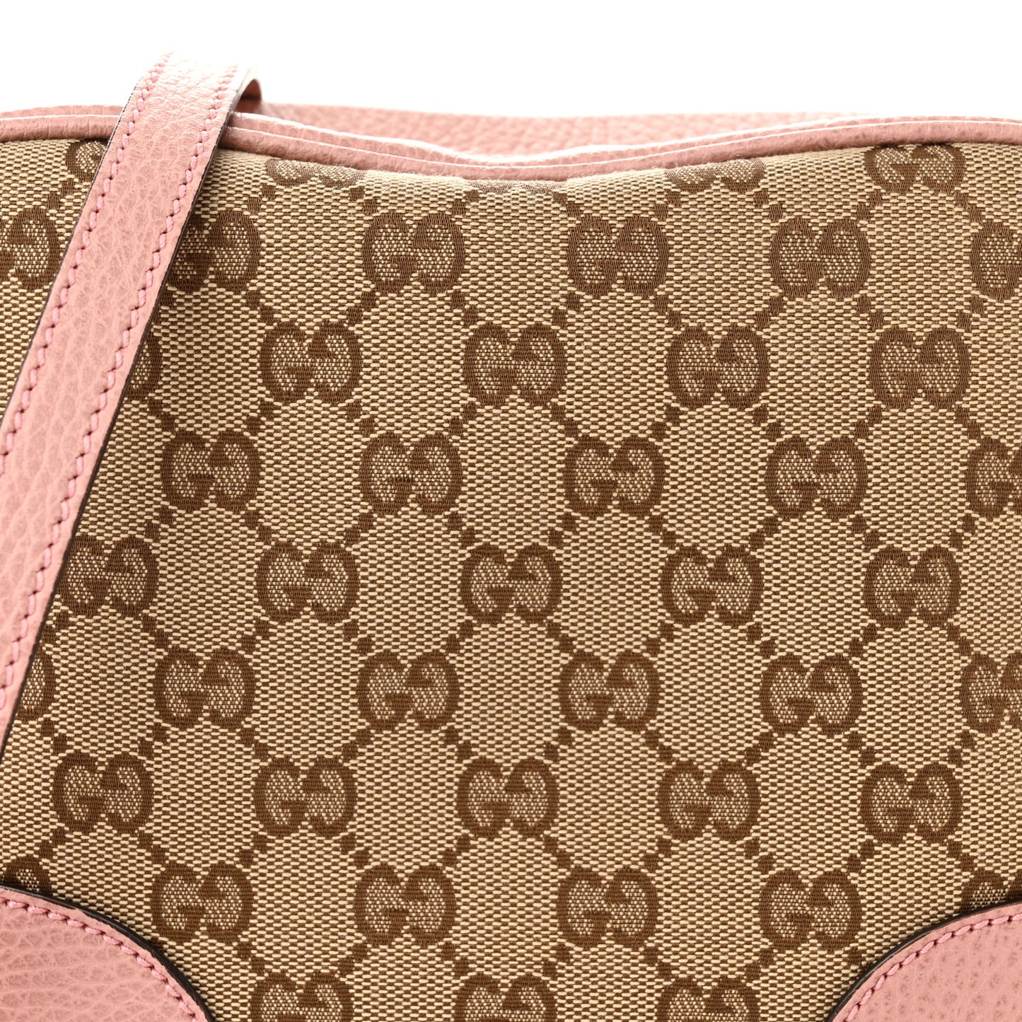 Monogram Mini Bree Messenger Bag Beige Soft Pink