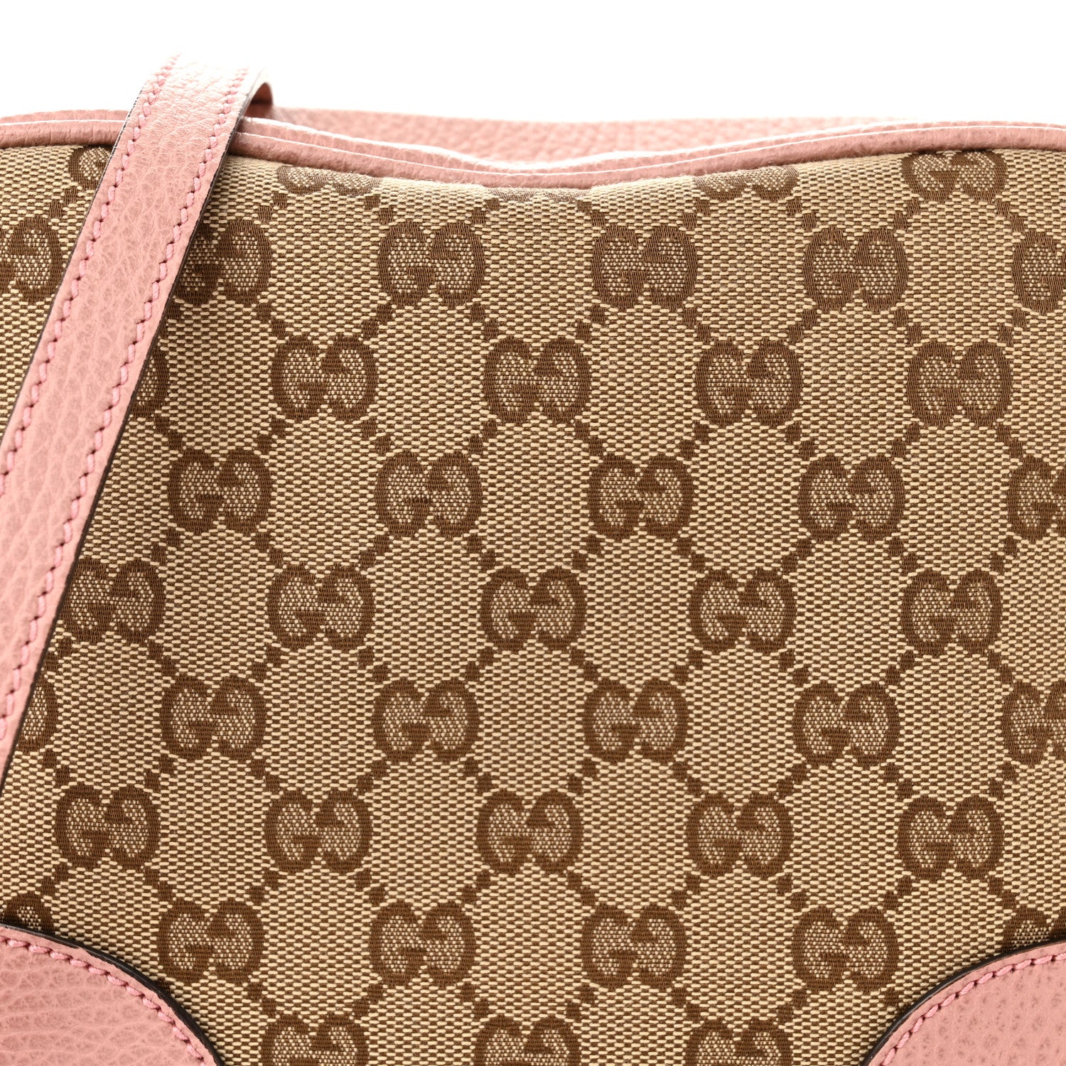 Gucci Monogram Mini Bree Messenger Bag Beige Soft Pink 8 of 12