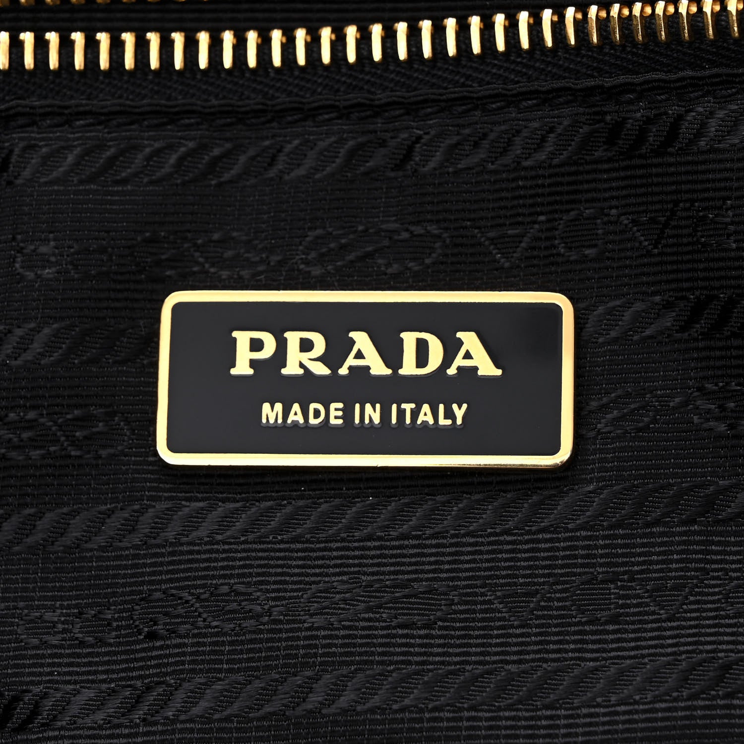 Prada Nappa Gaufre Tote Green 6 of 9