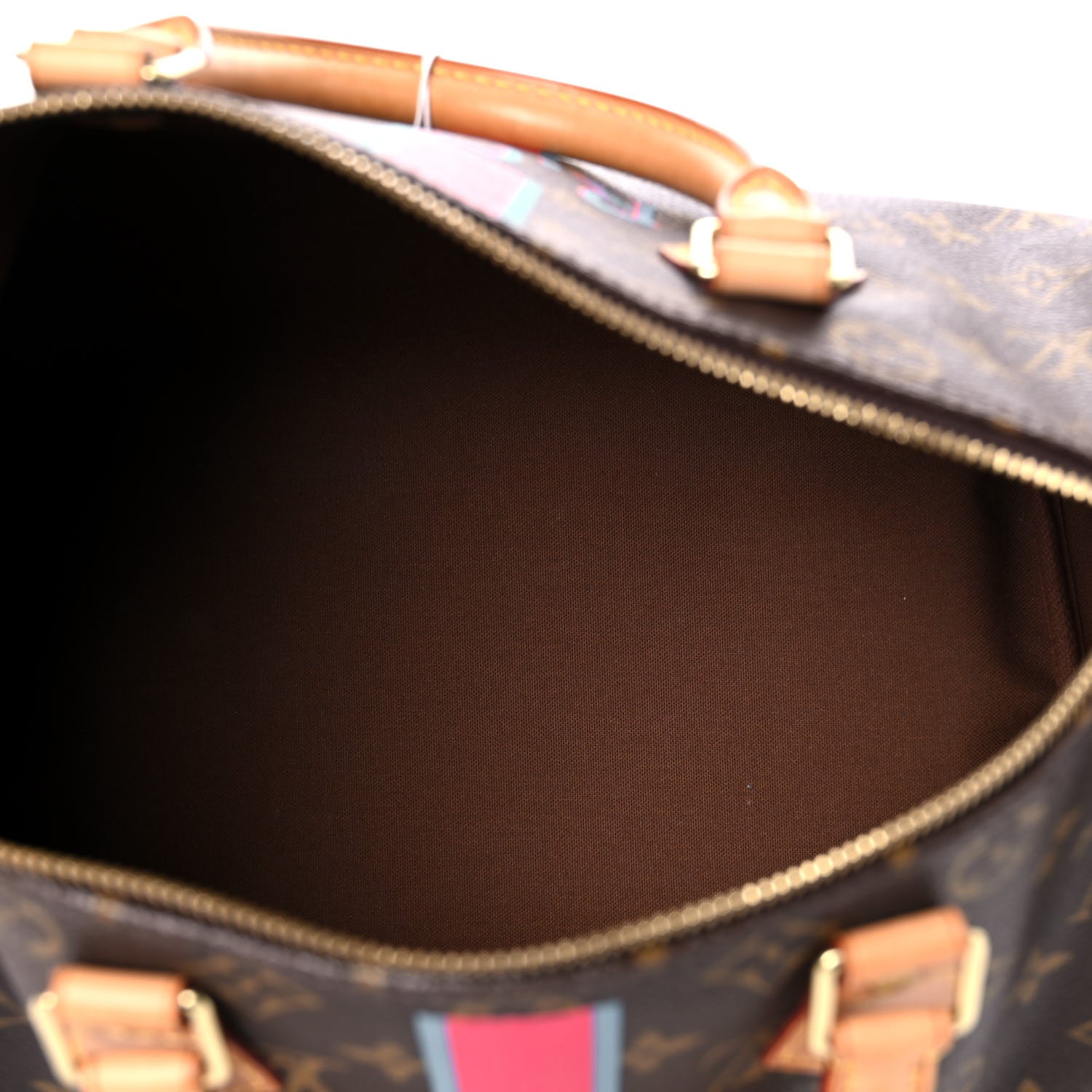 Louis Vuitton Monogram My LV Heritage Speedy 30 Fuchsia Bleu Clair 4 of 16