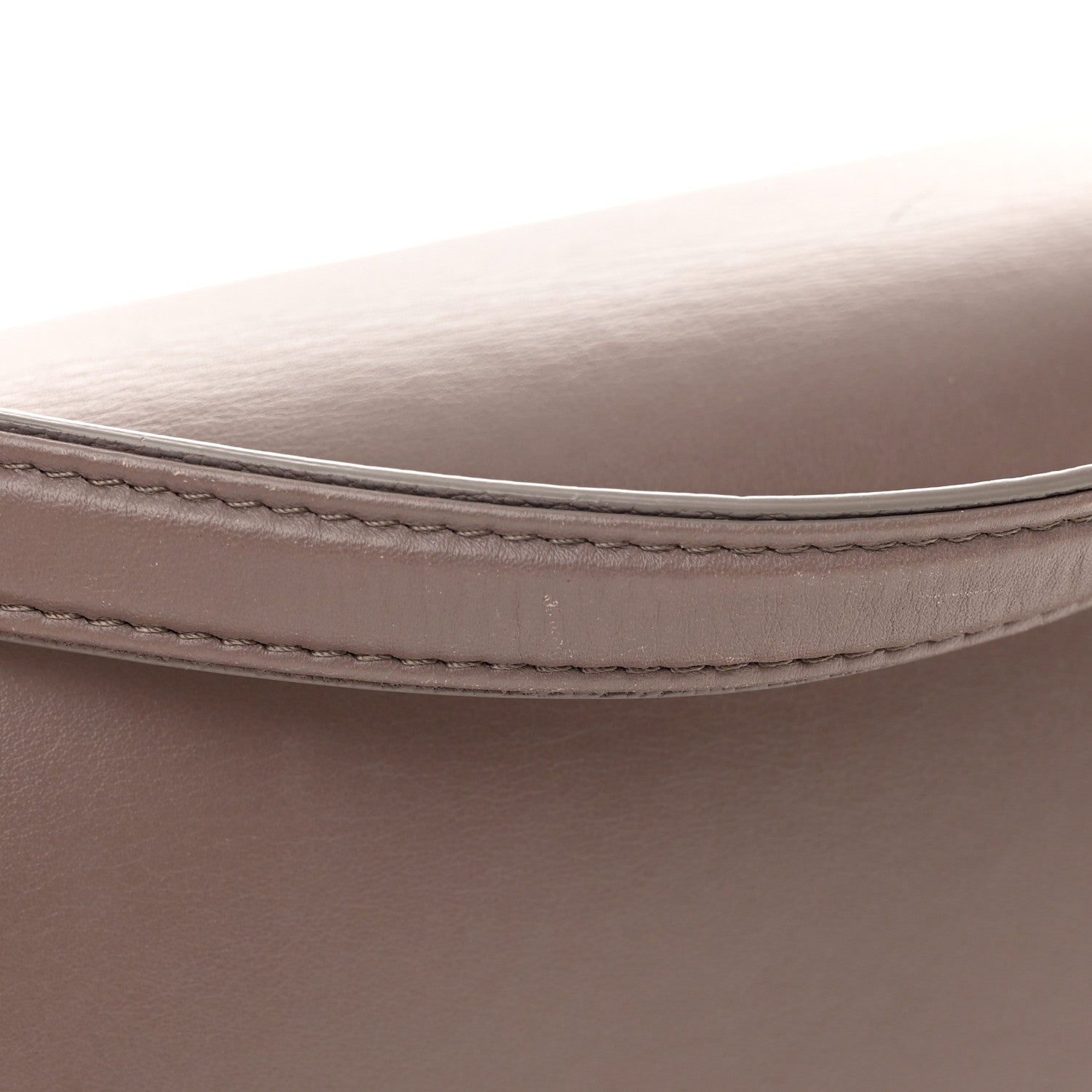 Chanel Shiny Calfskin Goatskin Quilted Small Coco Curve Messenger Flap Grey 13 of 15