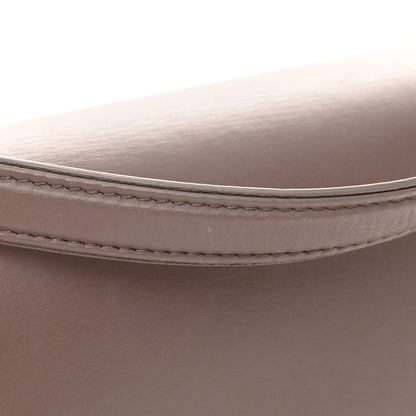 Chanel Shiny Calfskin Goatskin Quilted Small Coco Curve Messenger Flap Grey 13 of 15